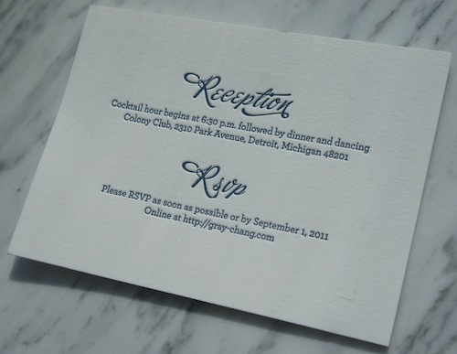 Rsvp cards for wedding invitations